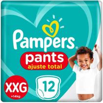 Fralda Calça Pampers Pants Ajuste Total XXG 12 unidades