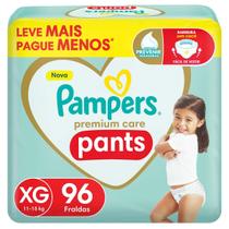 Fralda Calça Pampers Premium Care Pants XG 11 a 15kg 96 Unidades Fralda Calça Pampers Premium Care Pants XG 11 a 15kg 96 Unidades