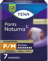 Fralda Calça Tena Pants Noturna c/ 7 unidades - P/M G/EG