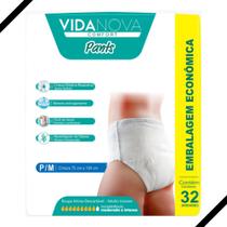 Fralda Calça Vida Nova Comfort Pants Geriátrica Incontinência - 32 Unidades - Tamanho P M
