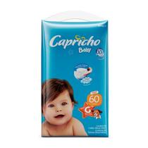 Fralda Capricho Baby Hiper Toque Macio G - 60 Unidades