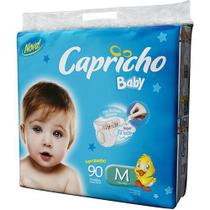 FRALDA CAPRICHO BABY M / 90 un