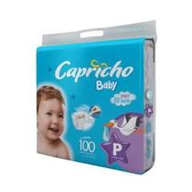 FRALDA CAPRICHO BABY P / 100 un