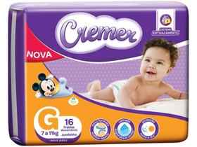 Fralda Cremer Disney Baby Tam. G - 7 a 11kg 16 Unidades