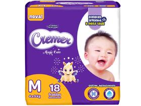 Fralda Cremer Disney Baby Tam. M - 4 a 9kg 18 Unidades