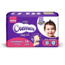 Fralda Cremer Grandinhos 15 a 24 KG 14 Fraldas Descartaveis Fralda Cremer Grandinhos 15 a 24 KG 14 Fraldas Descartaveis