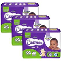 Fralda Cremer Magic Care Jumbinho - Kit com 3 pacotes - Tam XG - 60 Unidades
