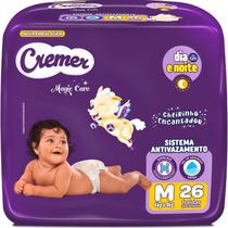 Fralda Cremer Magic Care Jumbo M com 26 unidades Fralda Cremer Magic Care Jumbo M com 26 unidades
