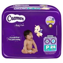 Fralda Cremer Magic Care Jumbo P com 24 unidades Fralda Cremer Magic Care Jumbo P com 24 unidades