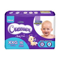 Fralda Cremer Magic Care Tamanho XXG Pacote Prática com 16 Fraldas Descartáveis Fralda Cremer Magic Care Tamanho XXG Pacote Prática com 16 Fraldas Descartáveis