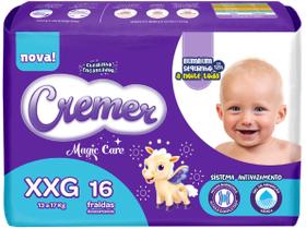 Fralda Cremer Magic Care Tamanho XXG Pacote Prática com 16 Fraldas Descartáveis