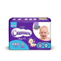 Fralda Cremer Magic Care Tamanho XXG Pacote Prática com 16 Fraldas Descartáveis