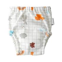 Fralda De Algodão Reutilizável Para Bebês Com Estampa De Desenho Animado, Calças De Treinamento