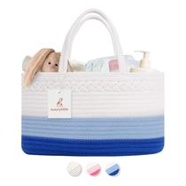 Fralda de bebê Caddy Luxury Little 43x25x23 cm Portable Blue