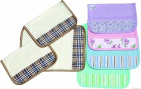 Fralda de Boca em Malha Estampada 03 Peças - Diversas Cores