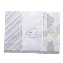Fralda de Boca para Bebê Baby Nice 3 unidades 32 x 32cm