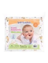 Fralda De Pano 5 Unidades Bebê Estampada Berçinho 100% Algodão Cor:Feminino
