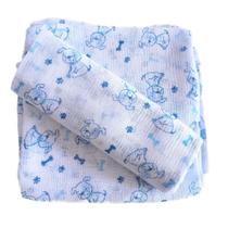 Fralda de Pano bebê c/5 unidades 60cm x 60cm Carícia
