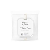 Fralda de Pano Bebê Com Bainha Tecido Duplo Super Luxo Branca Mami - 5 Unidades