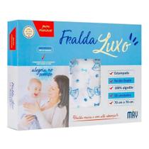 Fralda De Pano Caixa C/5 Peças Estampada 70X70 Masculino