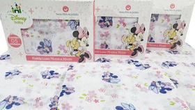 Fralda De Pano Estampada Minnie Disney Com 10 Unidades