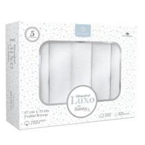 FRALDA DE PANO Incomfral LUXO BRANCA COM BAINHA - CAIXA C/5 FRALDA DE PANO Incomfral LUXO BRANCA COM BAINHA - CAIXA C/5