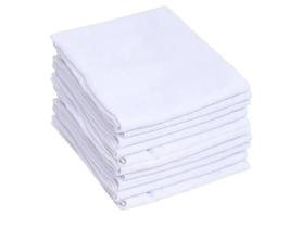 Fralda De Pano Kit 10 Caricia Baby Branca