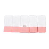 Fralda de Pano Loupiot Cores Rosa - Kit com 5 Unidades