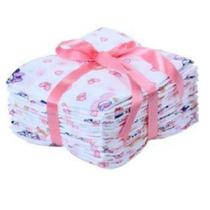 Fralda De Pano Luxo Estampa Disney Grande 70x70cm - Pacote Com 5