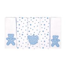 Fralda de pano para bebê 5 Unidades 77cm x 80 cm Bublim
