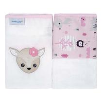 Fralda de pano para bebê 68 cm x 70 cm 2 Unidades Baby joy
