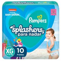 Fralda de Piscina Infantil Pampers Splashers XG com 10 unidades