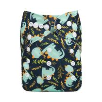 Fralda De Tecido Ajustável Ecológica ALVABABY Moderna Com Bolso Em Poliéster