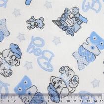 Fralda de Tecido Duplo Estampado 166 Dohler - 70x70 cm - 100% Algodão