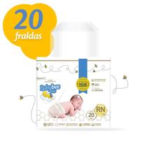 Fralda dermoprotetora baby bee free tamanho rn com 20 und por r 26,99