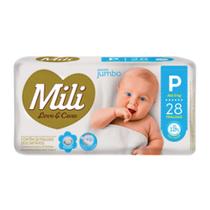 Fralda Descartave Mili Care P 28 unidades