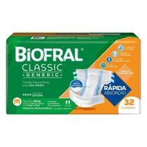 Fralda Descartável Adulto Biofral Classic Generic Média - 3 Pacotes com 32 Fraldas - Total 96 Tiras Fralda Descartável Adulto Biofral Classic Generic Média - 3 Pacotes com 32 Fraldas - Total 96 Tiras