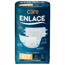 Fralda Descartável Adulto Enlace Pants Protect & Care Tamanho G - 8 Embalagens com 7 Unidades - Total de 56 Tiras Fralda Descartável Adulto Enlace Pants Protect & Care Tamanho G - 8 Embalagens com 7 Unidades - Total de 56 Tiras