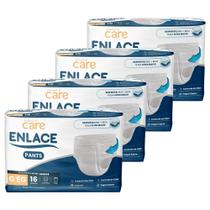 Fralda Descartável Adulto Enlace Pants Protect & Care Tamanho P/M/G/XG