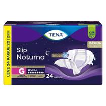 Fralda Descartável Adulto Tena Noturno Slip Tamanho G - 3 Pacotes com 24 Tiras Fralda Descartável Adulto Tena Noturno Slip Tamanho G - 3 Pacotes com 24 Tiras