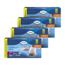 Fralda Descartável Adulto Tena Pants Dermacare Tamanho G/XG - 4 Pacotes com 24 Fraldas - Total 96 Tiras Fralda Descartável Adulto Tena Pants Dermacare Tamanho G/XG - 4 Pacotes com 24 Fraldas - Total 96 Tiras