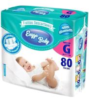 Fralda Descartável Baby Felt Noturna Infantil G - 80 Unidades