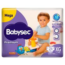 Fralda Descartável Babysec Galinha Pintadinha Premium XG 24 Tiras