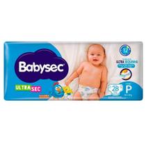 Fralda Descartável Babysec Galinha Pintadinha Ultra Sec Jumbo Tamanho P - 8 Pacotes com 28 Tiras