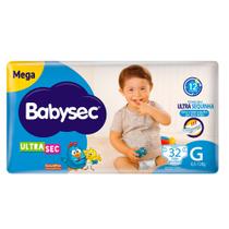 Fralda Descartável Babysec Galinha Pintadinha Ultrasec Mega G 32 Tiras