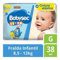 Fralda Descartável Babysec Galinha Pintadinha Ultrasec Mega G 38 Un