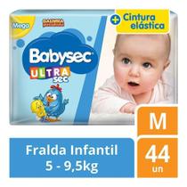 Fralda Descartável Babysec Galinha Pintadinha Ultrasec Mega M 44 Un