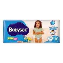 Fralda Descartável Babysec Ultrasec Galinha Pintadinha XG 30 Unidades