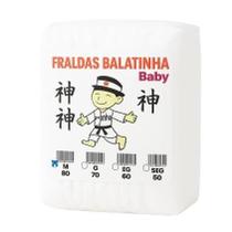 Fralda Descartável Balatinha Baby 2 Segunda Linha - Tamanho M80, G70, XG60,XXG,50 (Médio)