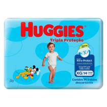 Fralda Descartável Bebe Huggies Jumbinho Xg 14 Un